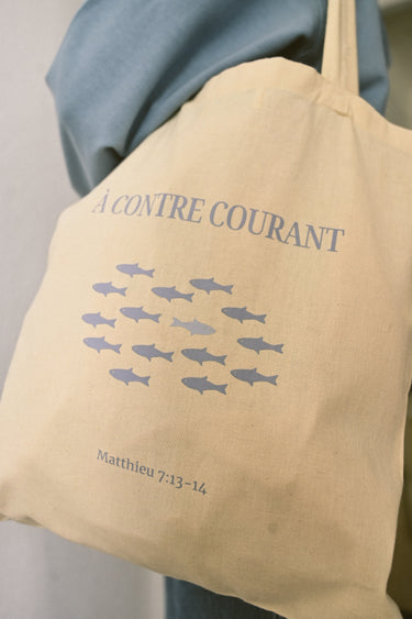 Tote-bag «À contre courant»