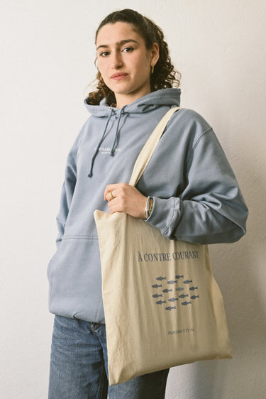 Tote-bag «À contre courant»