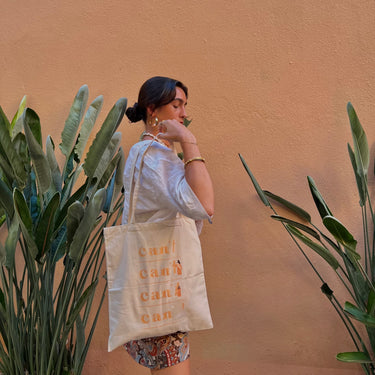 “CAN +” tote bag
