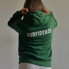 sweat vert godfidence chrétien godwear